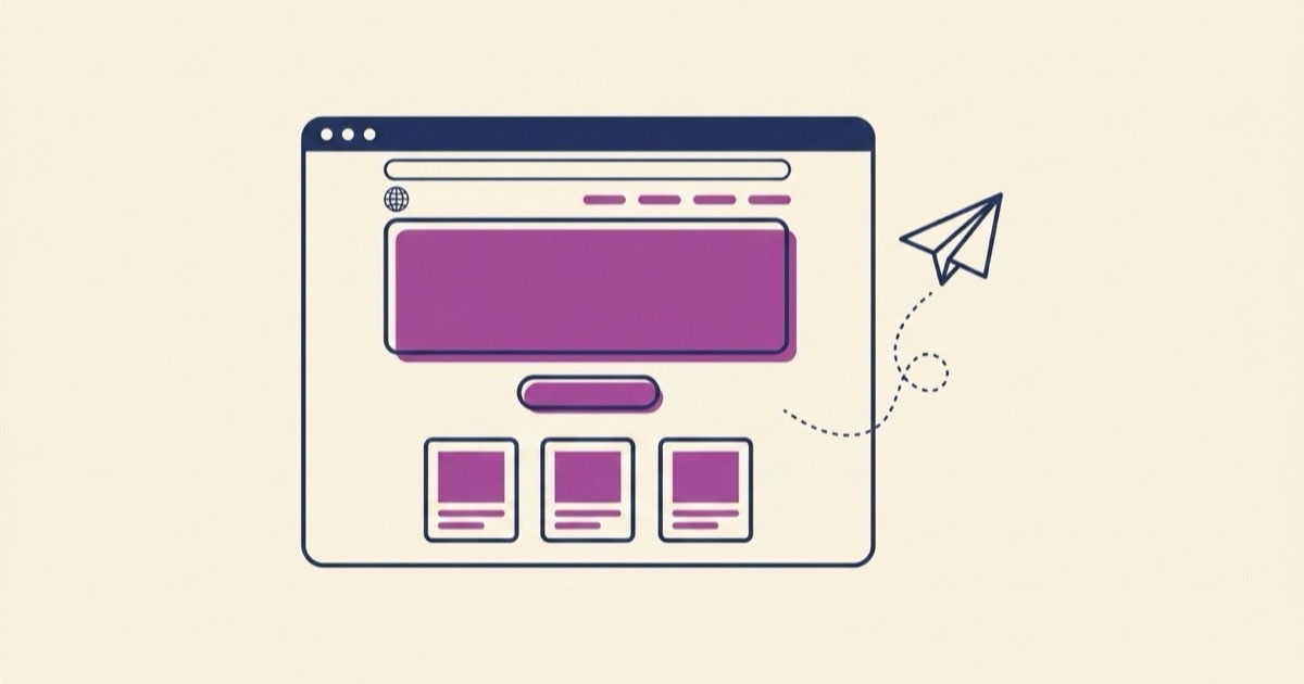 A one-page website going live at a custom ezdoc.site address
